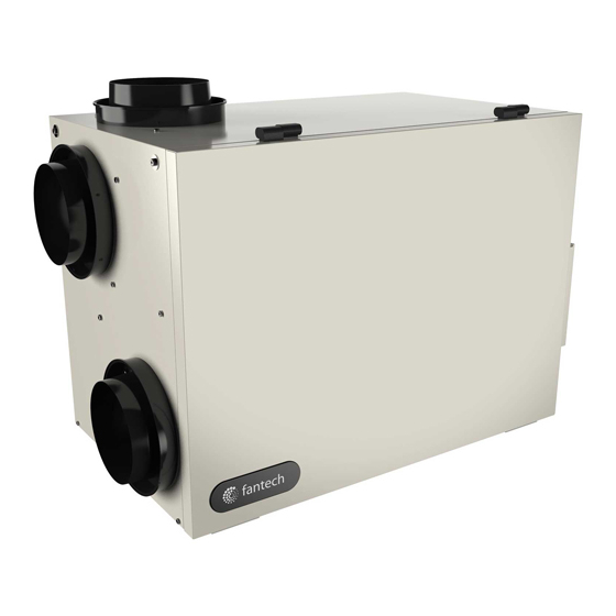Fantech SHR 1504 Installation Manual