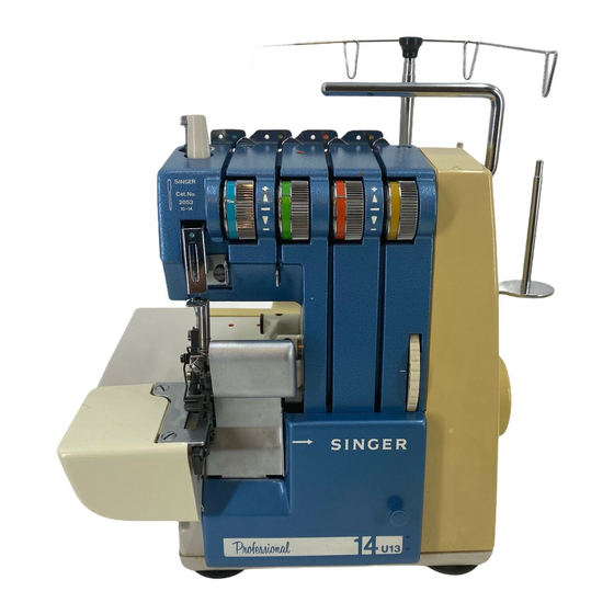 Singer Professional 14U11 Operator's Manual