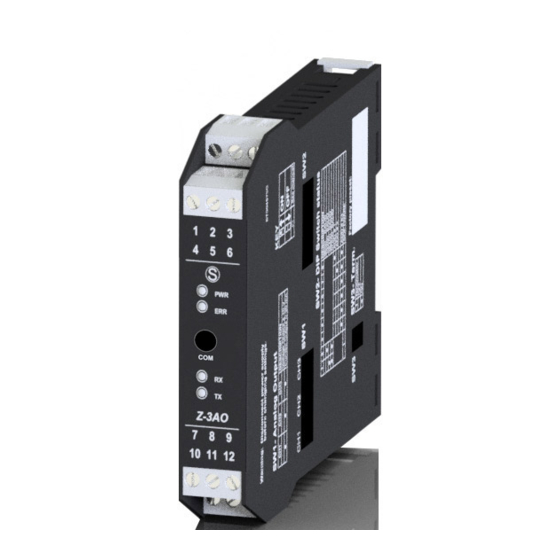 Seneca Z-3AO Installation Manual