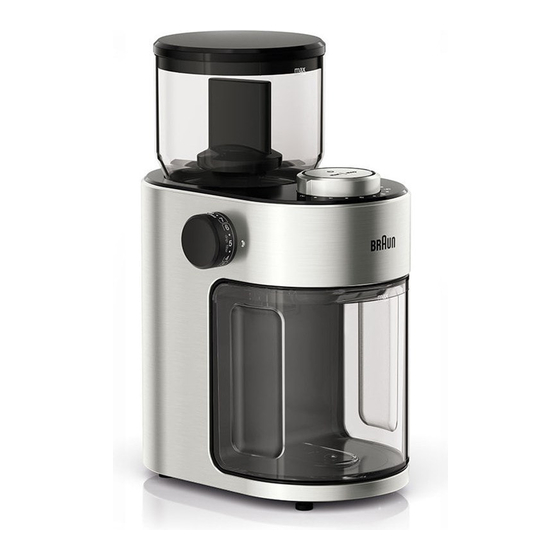 Braun KG701AI Series Manual