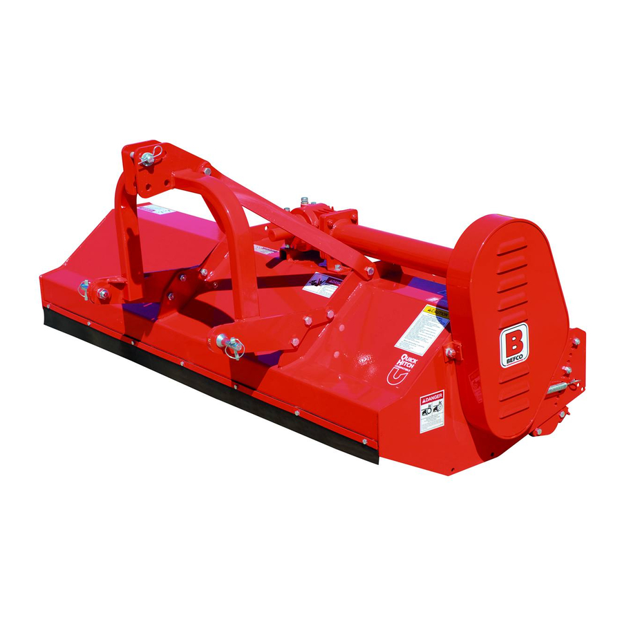 Rotomec HURRICANE H40-048 Flail Mower Manuals