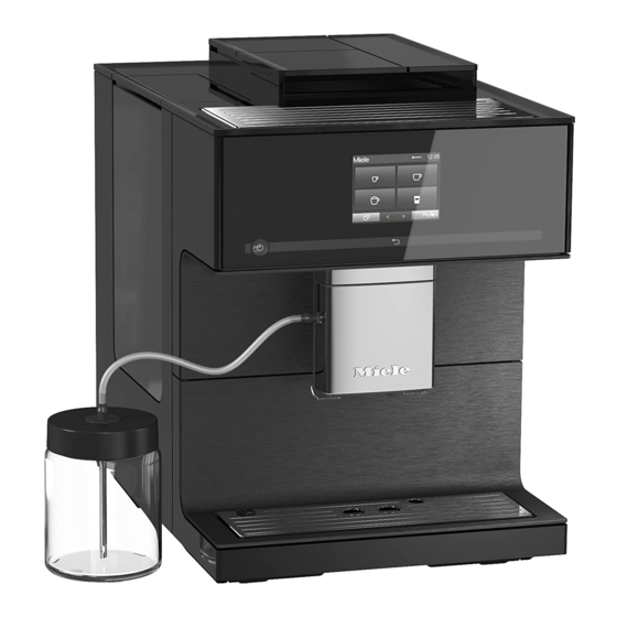 Miele CoffeeSelect CM 7750 Operating Instructions Manual