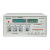 Tonghui TH2773A Operation Manual