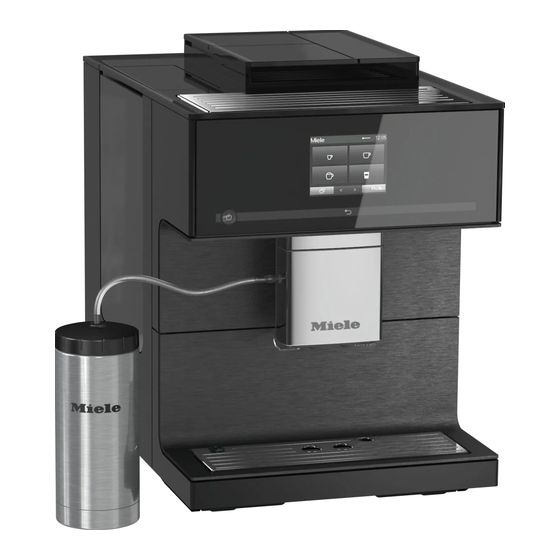 Miele CoffeeSelect CM 7750 Operating Instructions Manual