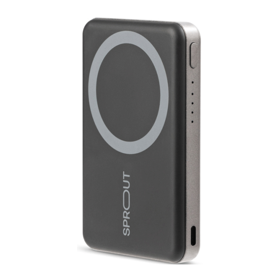 SPROUT Magnetic Wireless Powerbank Manual