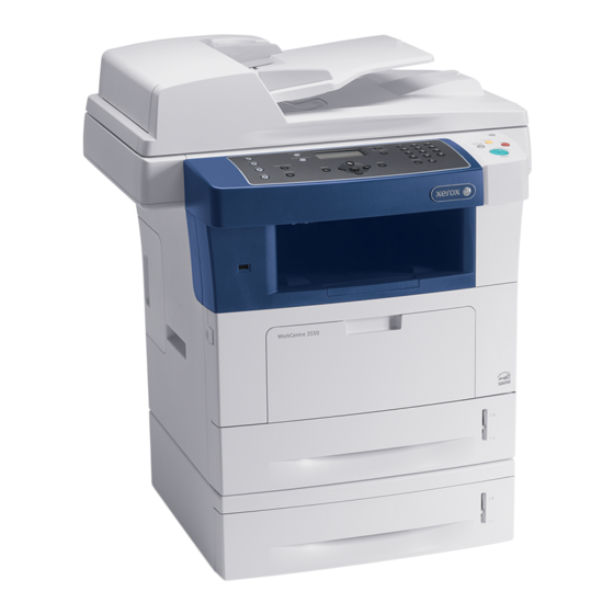 Xerox WorkCentre 3550 Quick Use Manual