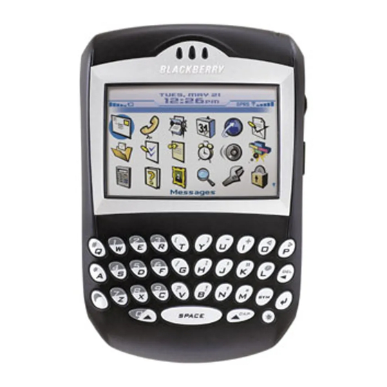Blackberry 7250 Get Started Manual