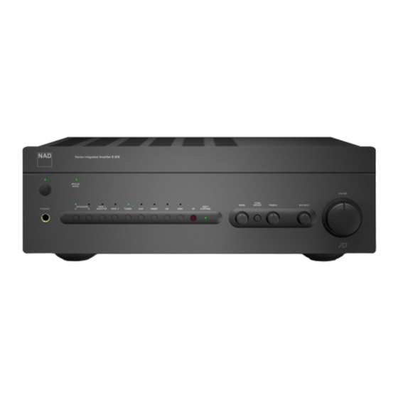 NAD C 372 Service Manual