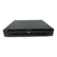 Sony DVP-S505D Service Manual