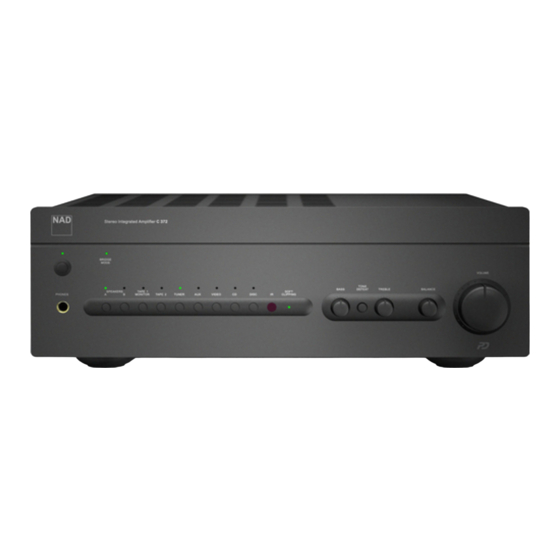 NAD C 372 Service Manual
