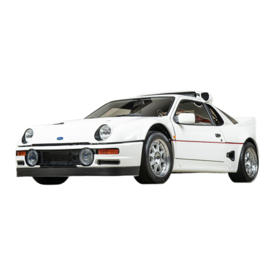 Ford rs200 Owner's Manual