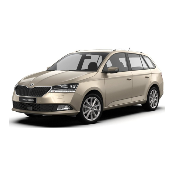 Skoda Fabia 2019 Owner's Manual