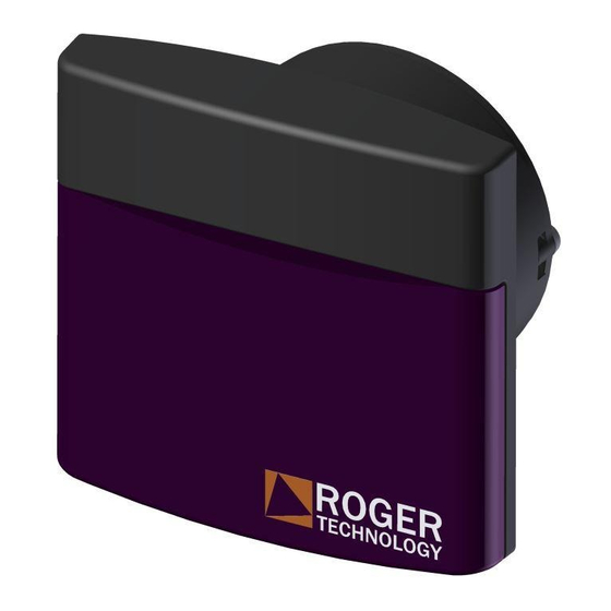 Roger Technology R90 Series Instruction And Warnings For The Installer
