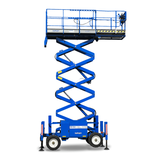 Upright X27RT Service & Parts Manual