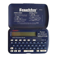 Franklin Puzzle Master CWM-106 User Manual