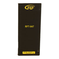 RF RFT-847CI User Manual