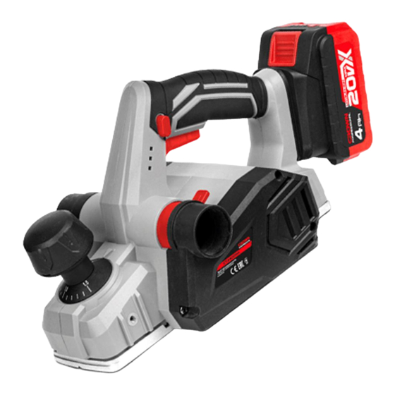 User Manuals: Crown CT24001HX Cordless Planer