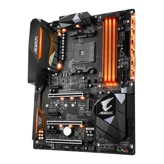 GIGA-BYTE TECHNOLOGY GA-AX370-Gaming K7 User Manual
