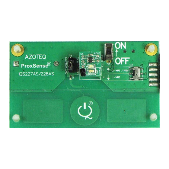 Azoteq IQ Switch ProxSense IQS227-228ASEV02 User Manual