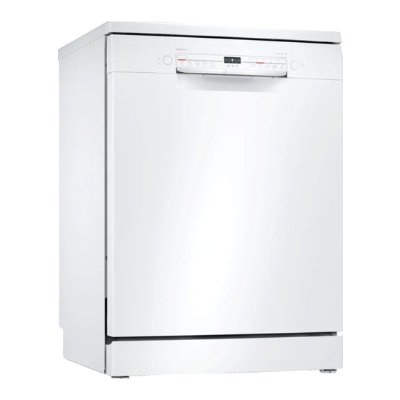 Bosch SMS2ITW04E Freestanding Dishwasher Manuals