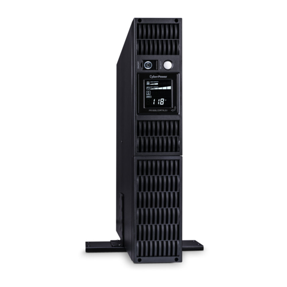CyberPower PR1500ELCDRTXL2U User Manual
