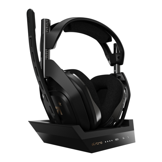 ASTRO A50 Instructions