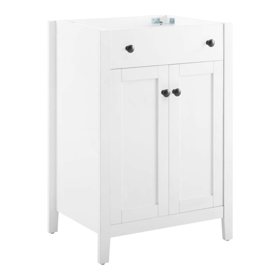 modway EEI-3875-WHI Quick Start Manual