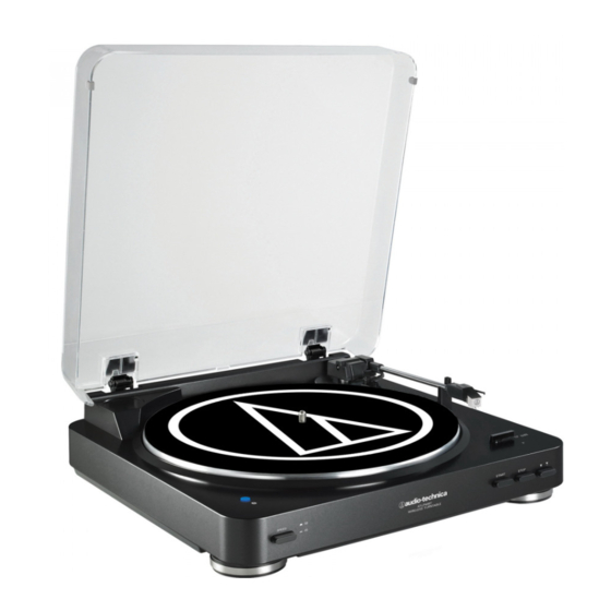 Audio Technica AT-LP60X-RD Manuals