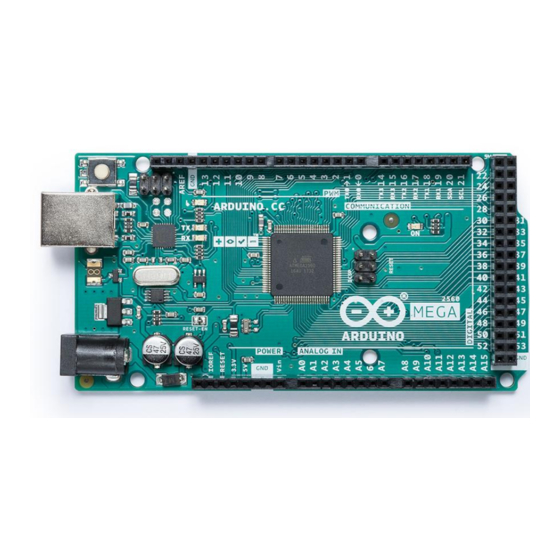 Arduino Mega 2560 Product Reference Manual