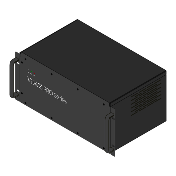 ViewZ VZ-PRO-ST Series Wall Controller Manuals
