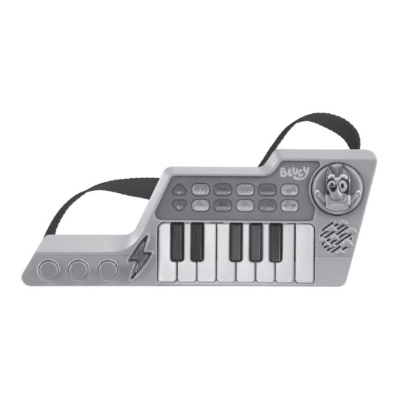 VTech LUDO BLUEY BLUEY'S KEYTAR Instruction Manual