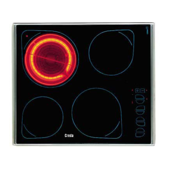 Creda S911E Instructions For Installation And Use Manual