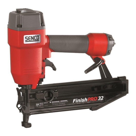 Senco FinishPro 32 Operating Instructions Manual