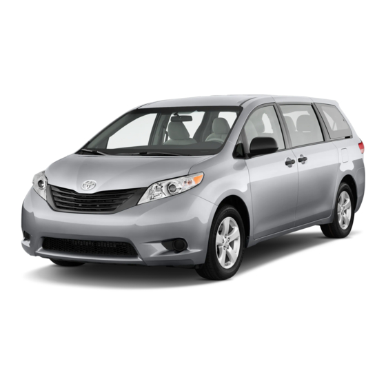 Toyota 2012 Sienna Owner's Manual