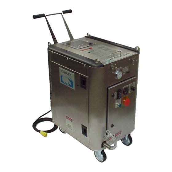 Cold Jet RDS 500 Cub Parts & Maintenance Manual