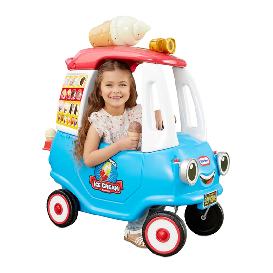 Little Tikes Ice Cream Cozy Truck Assembly Instructions Manual