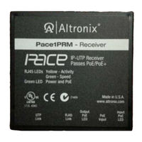 Altronix Pace1PRMT Installation Manual