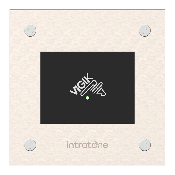 Intratone 04-0108 Quick Start Manual