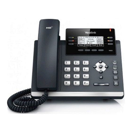 Yealink SIP T43U Quick Start Manual