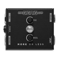 GigRig More Or Less User Manual