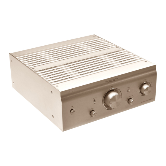 Denon PMA-SA1 Operating Instructions Manual