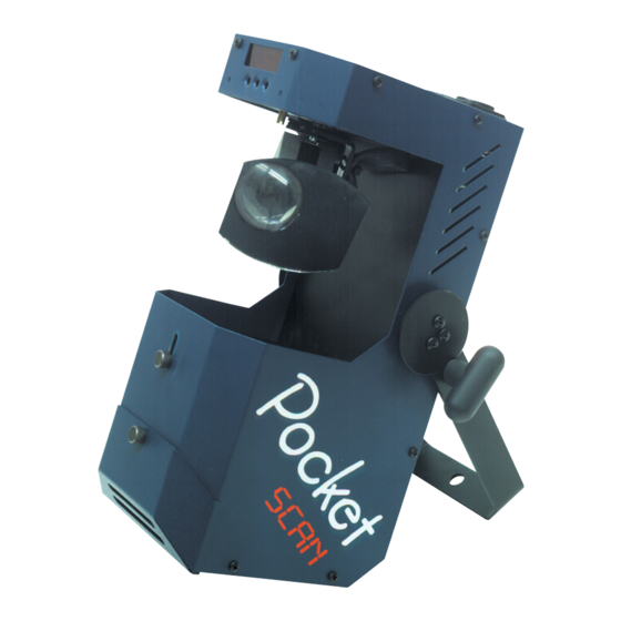 American DJ Pocket Scan User Instructions