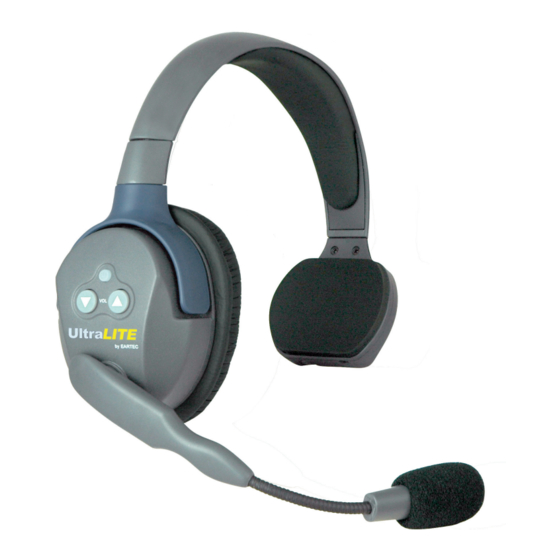 Eartec UltraLITE Quick Start Manual