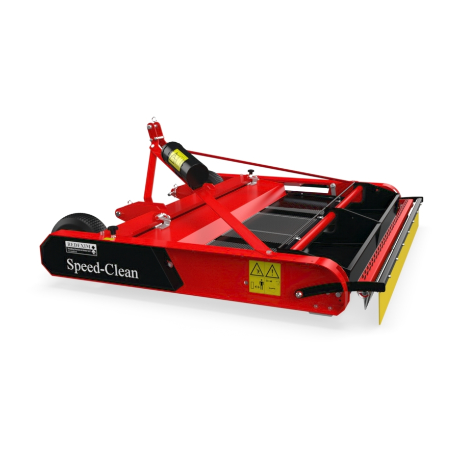 Redexim Speed-Clean Manuals