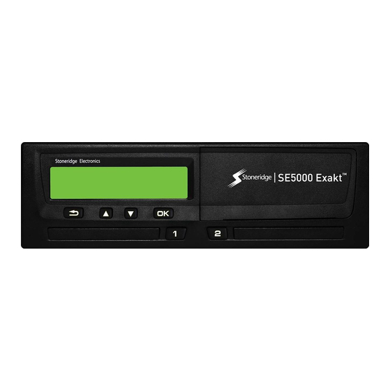 Stoneridge Exakt SE5000 Process Manual
