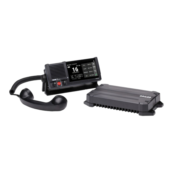 COBHAM SAILOR 7222 VHF DSC Installation Manual