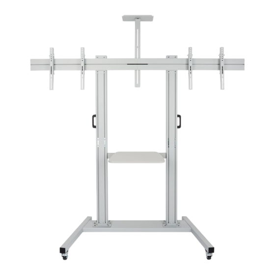Displays2go TVSTNDLBK2 Assembly Instructions Manual