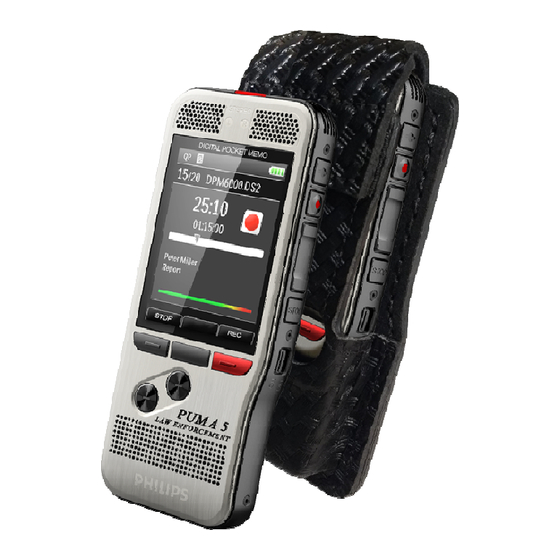 PUMA 5 Law Enforcement Recorder Manuals