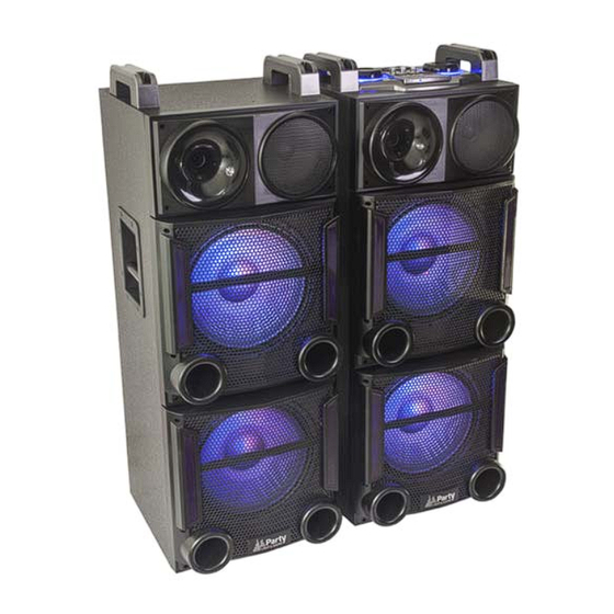 Party Light & Sound PARTY-BOX412 Instruction Manual