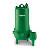 Pentair Pool Products Myers MW150D-01 Installation And Service Manual